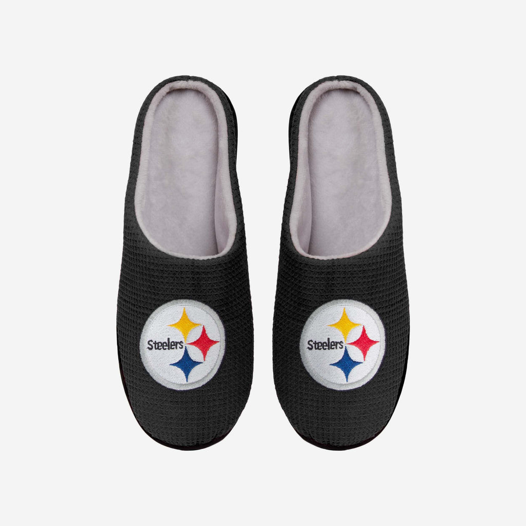 Pittsburgh Steelers Memory Foam Slide Slipper FOCO S - FOCO.com