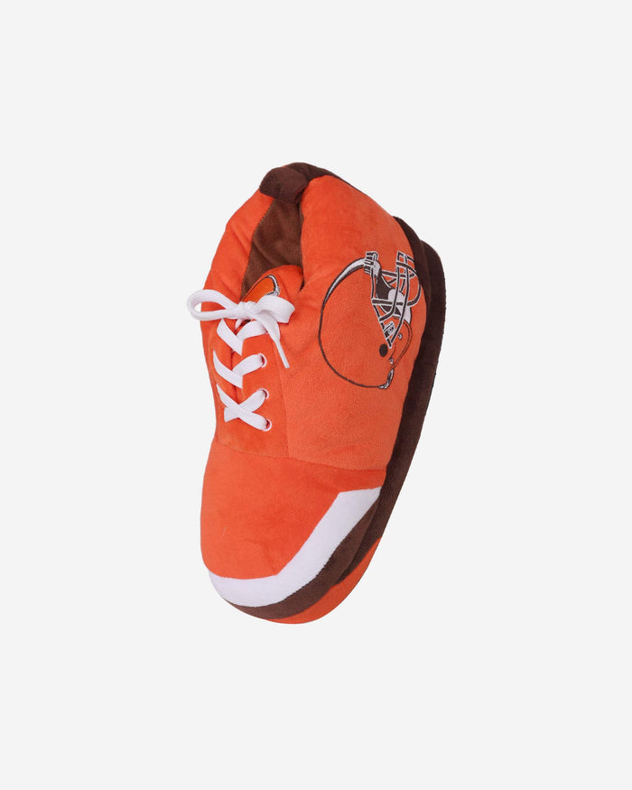 Cleveland Browns Youth Plush Sneaker Slipper FOCO - FOCO.com