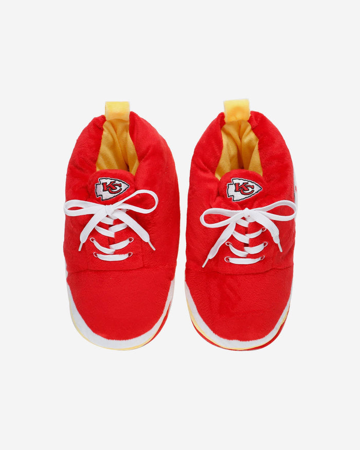 Kansas City Chiefs Youth Plush Sneaker Slipper FOCO - FOCO.com