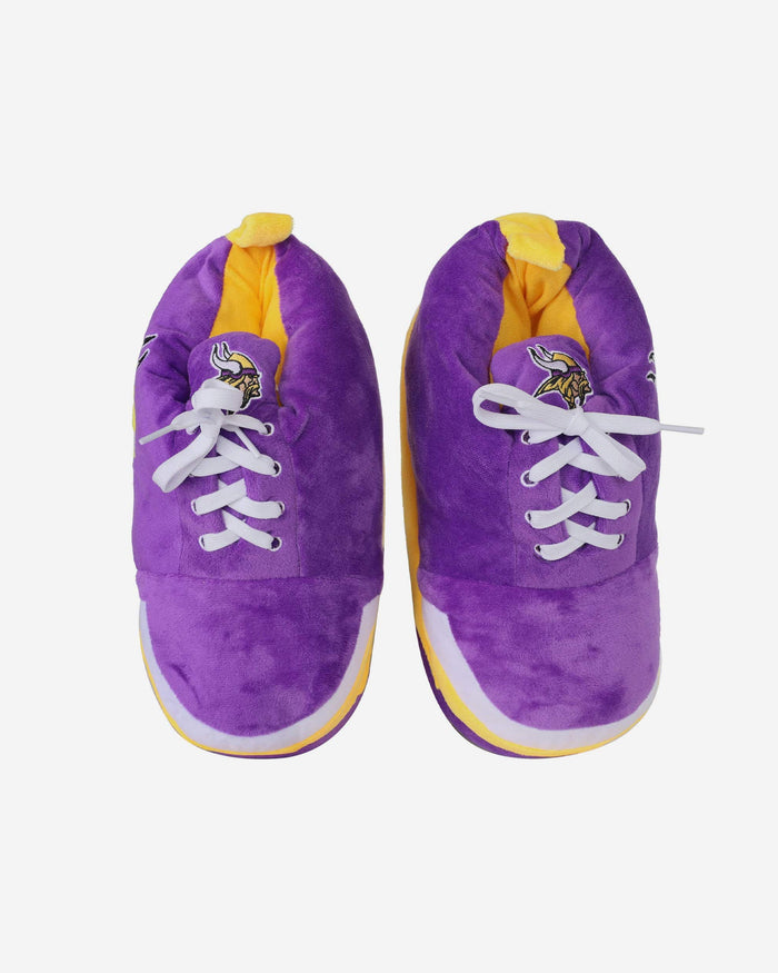 Minnesota Vikings Youth Plush Sneaker Slipper FOCO - FOCO.com