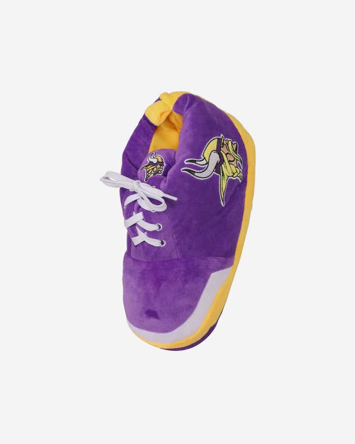 Minnesota Vikings Youth Plush Sneaker Slipper FOCO - FOCO.com