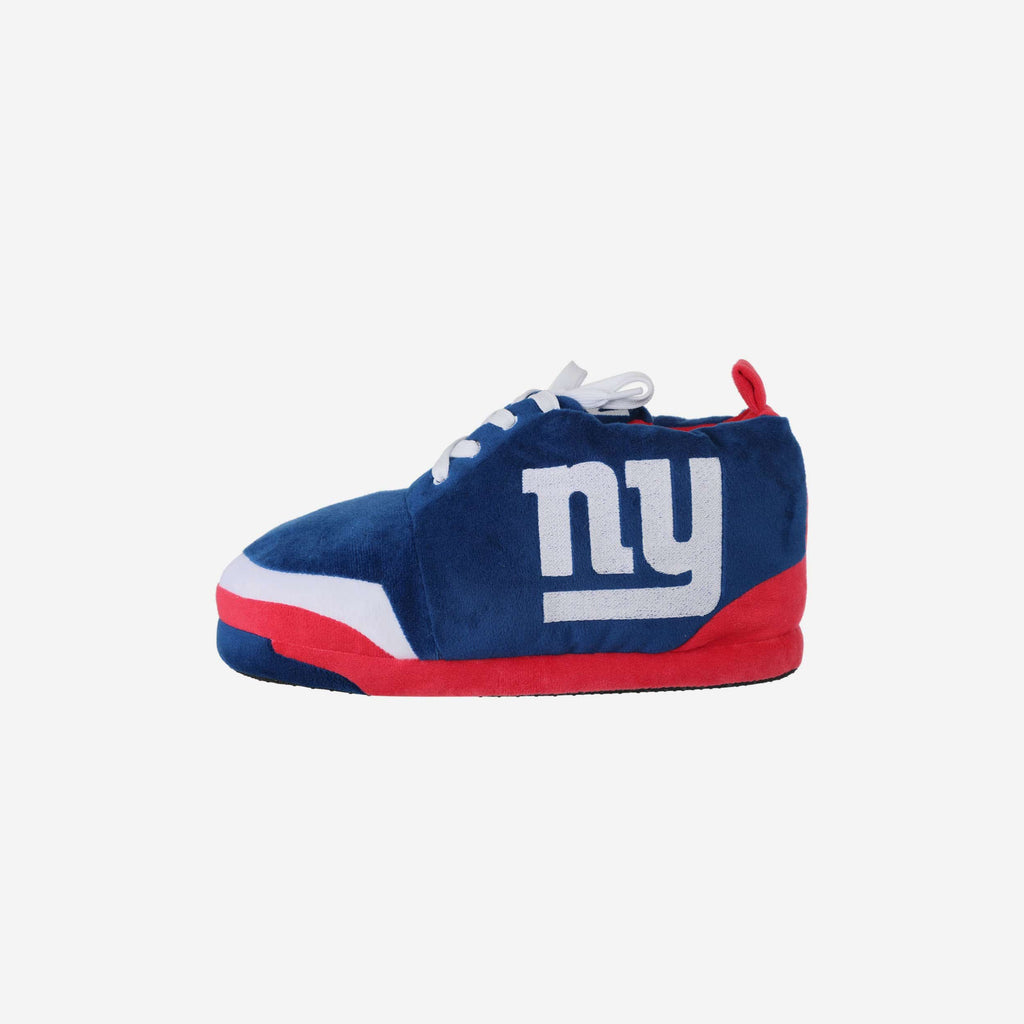 New York Giants Youth Plush Sneaker Slipper FOCO S - FOCO.com