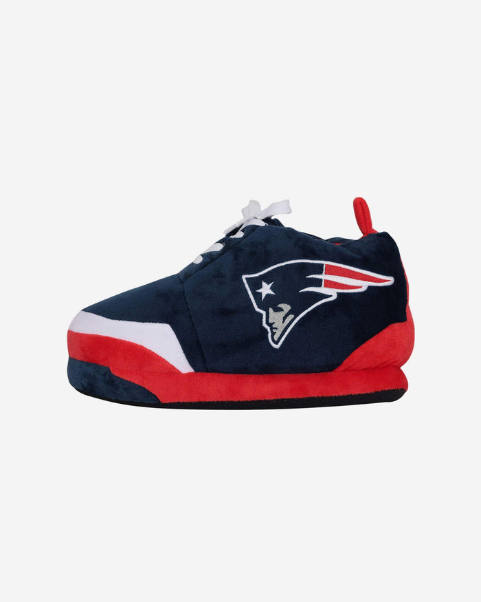 New England Patriots Youth Plush Sneaker Slipper FOCO S - FOCO.com