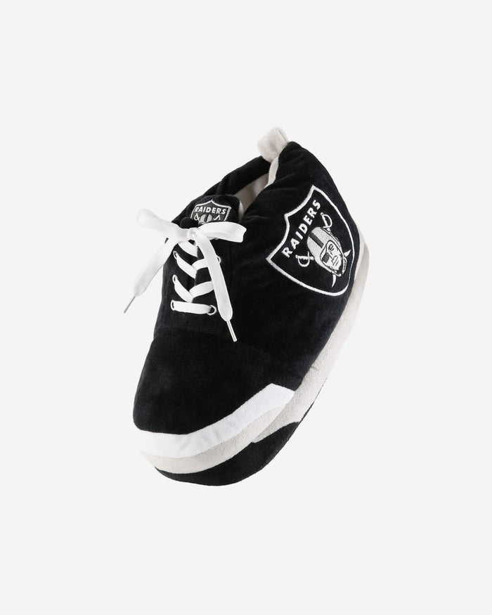 Las Vegas Raiders Youth Plush Sneaker Slipper FOCO - FOCO.com