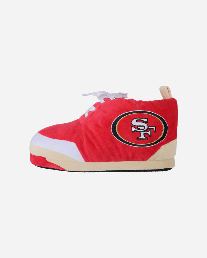 San Francisco 49ers Youth Plush Sneaker Slipper FOCO S - FOCO.com