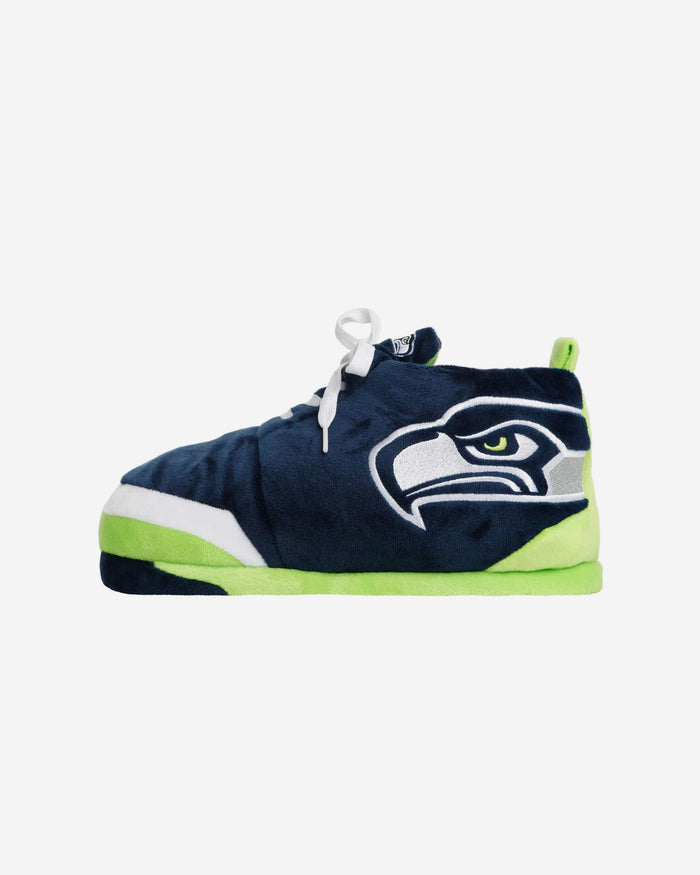Seattle Seahawks Youth Plush Sneaker Slipper FOCO S - FOCO.com