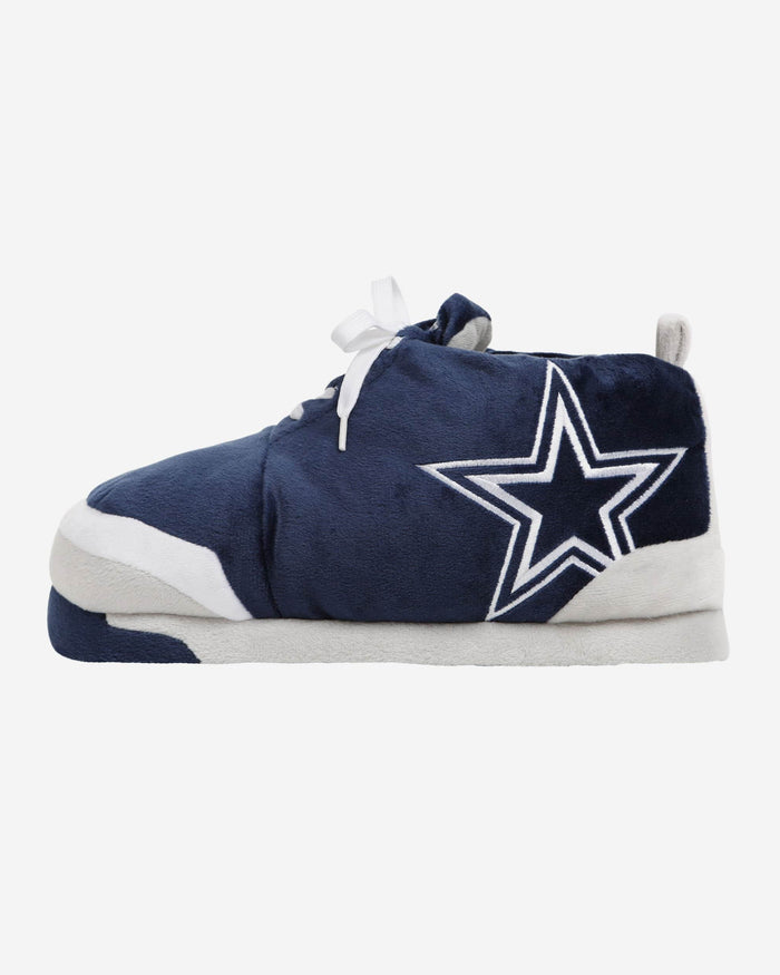 Dallas Cowboys Plush Sneaker Slipper FOCO S - FOCO.com