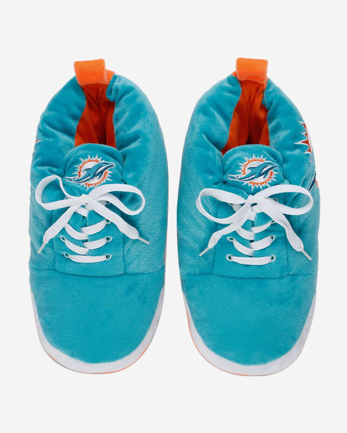 Miami Dolphins Plush Sneaker Slipper FOCO - FOCO.com