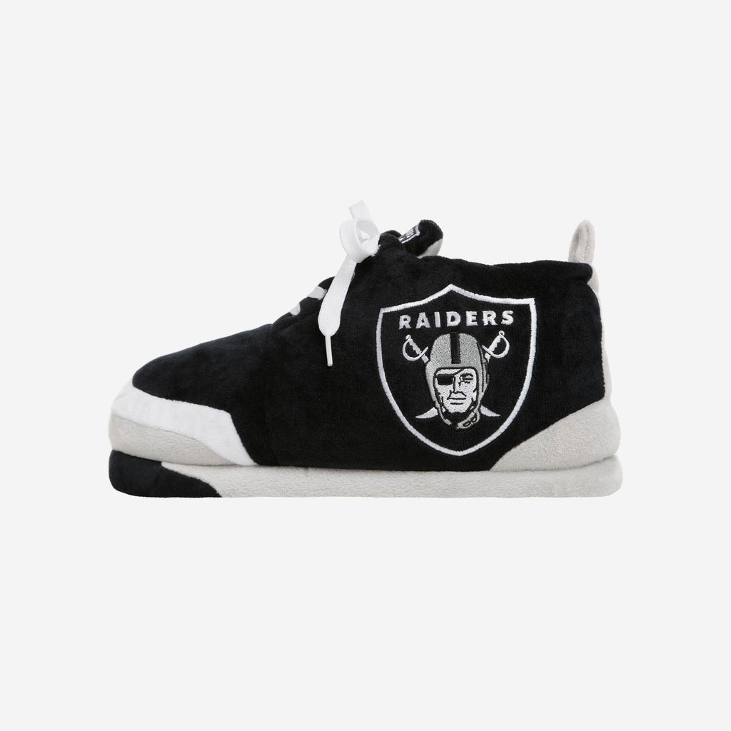 Las Vegas Raiders Plush Sneaker Slipper FOCO S - FOCO.com