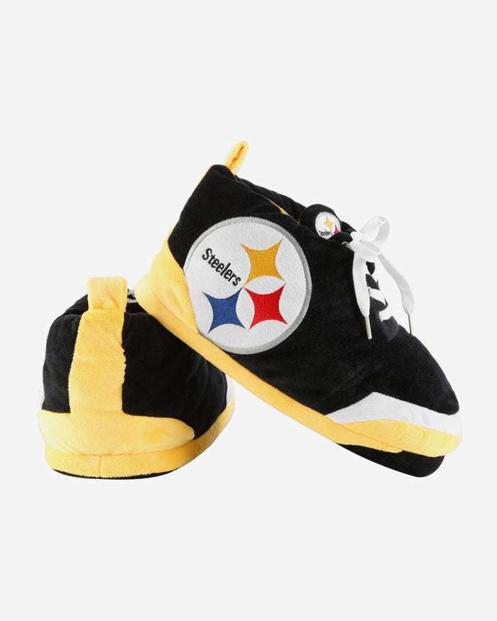 Pittsburgh Steelers Plush Sneaker Slipper FOCO - FOCO.com