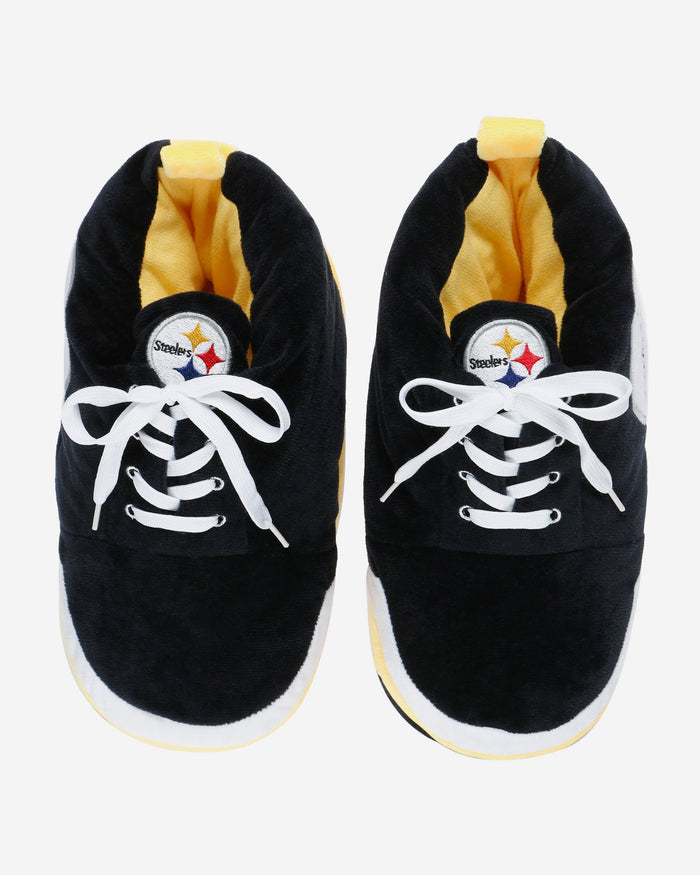 Pittsburgh Steelers Plush Sneaker Slipper FOCO - FOCO.com