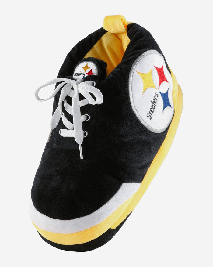 Pittsburgh Steelers Plush Sneaker Slipper FOCO - FOCO.com
