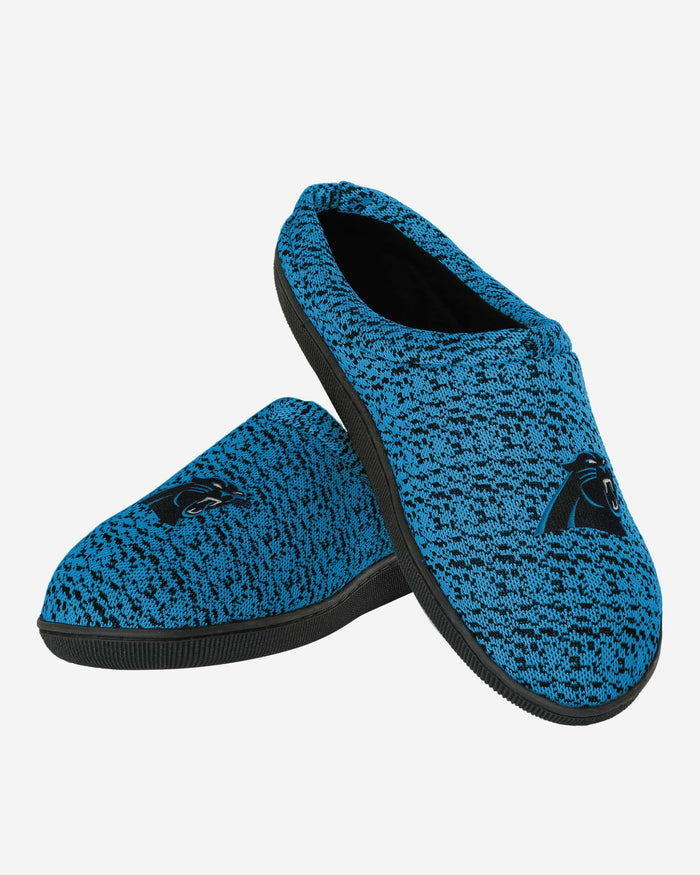 Carolina Panthers Poly Knit Cup Sole Slipper FOCO - FOCO.com