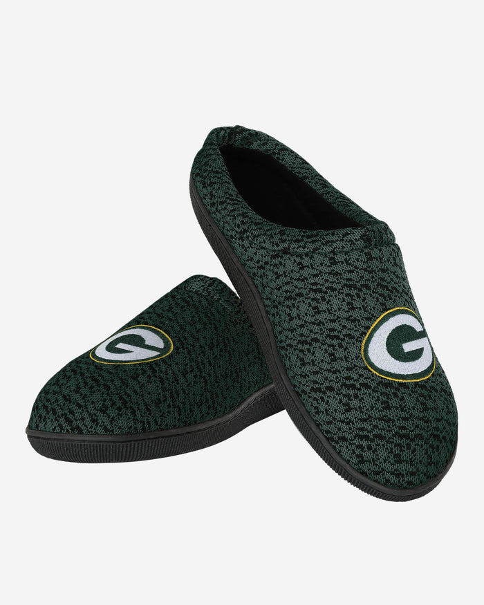 Green Bay Packers Poly Knit Cup Sole Slipper FOCO - FOCO.com