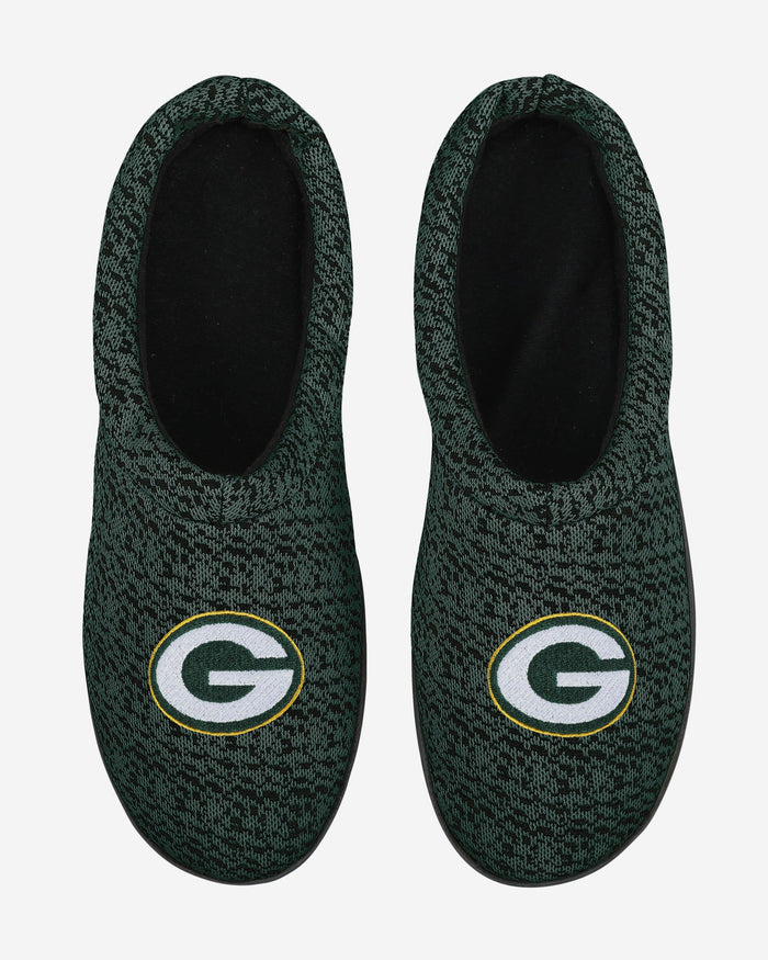 Green Bay Packers Poly Knit Cup Sole Slipper FOCO - FOCO.com