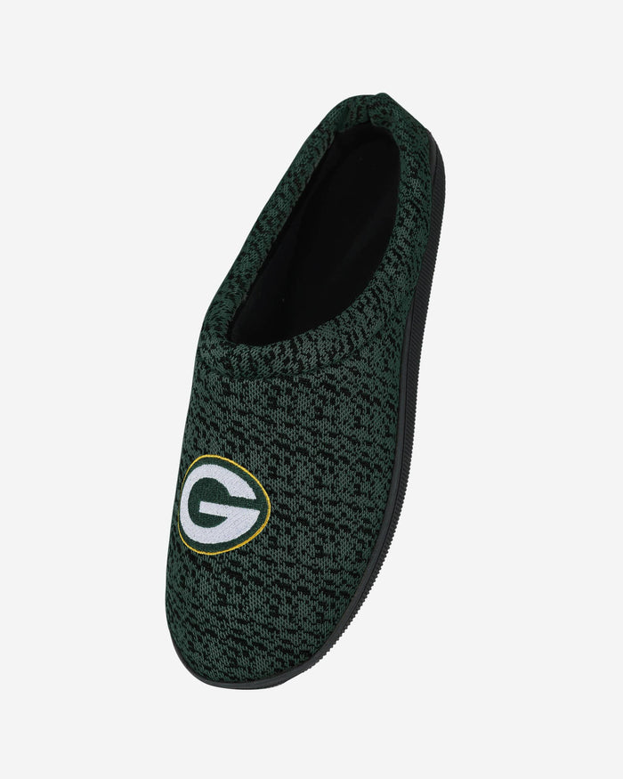 Green Bay Packers Poly Knit Cup Sole Slipper FOCO - FOCO.com