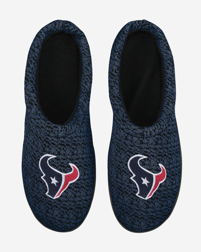 Houston Texans Poly Knit Cup Sole Slipper FOCO - FOCO.com