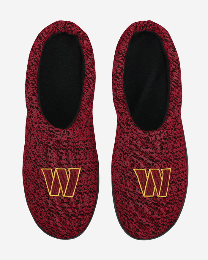 Washington Commanders Poly Knit Cup Sole Slipper FOCO - FOCO.com