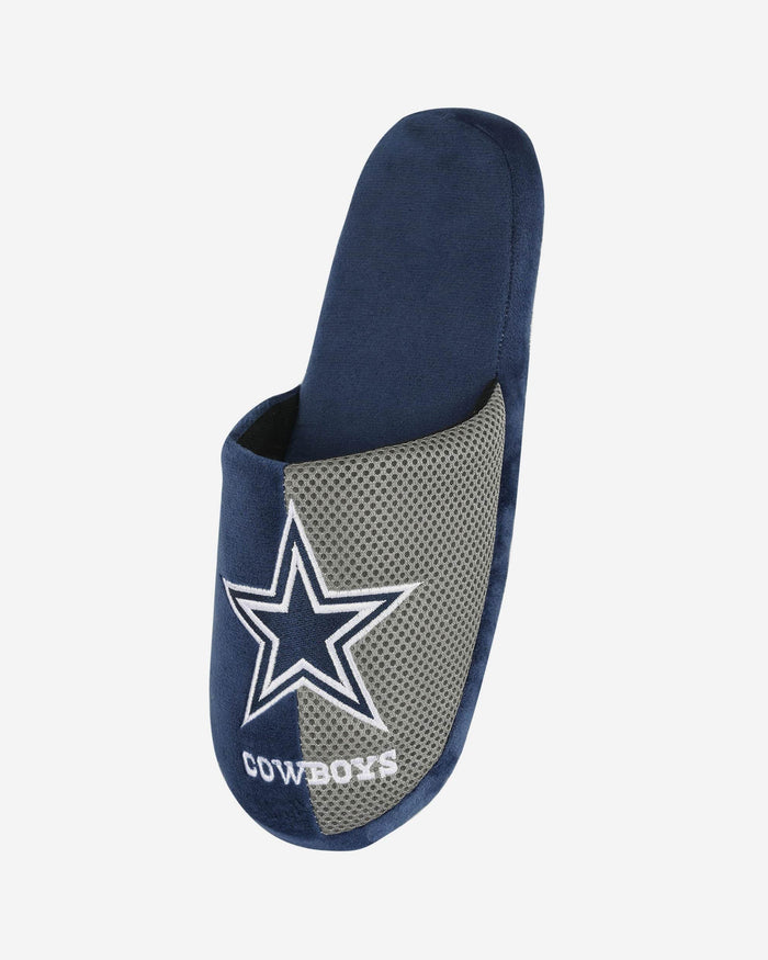 Dallas Cowboys Team Logo Staycation Slipper FOCO - FOCO.com