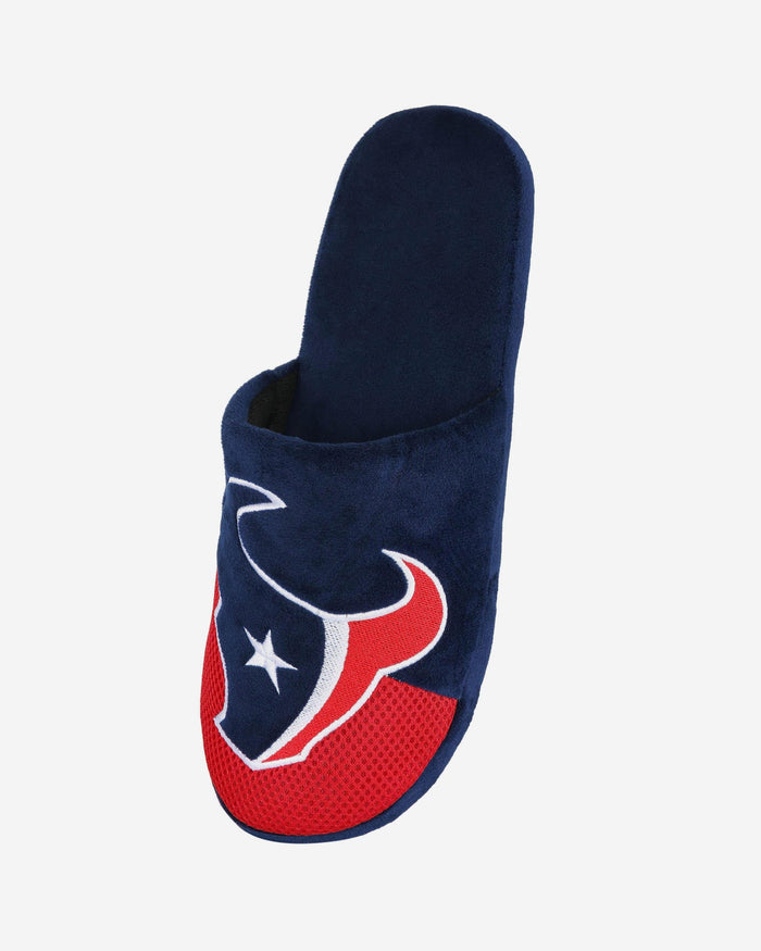 Houston Texans Team Logo Staycation Slipper FOCO - FOCO.com