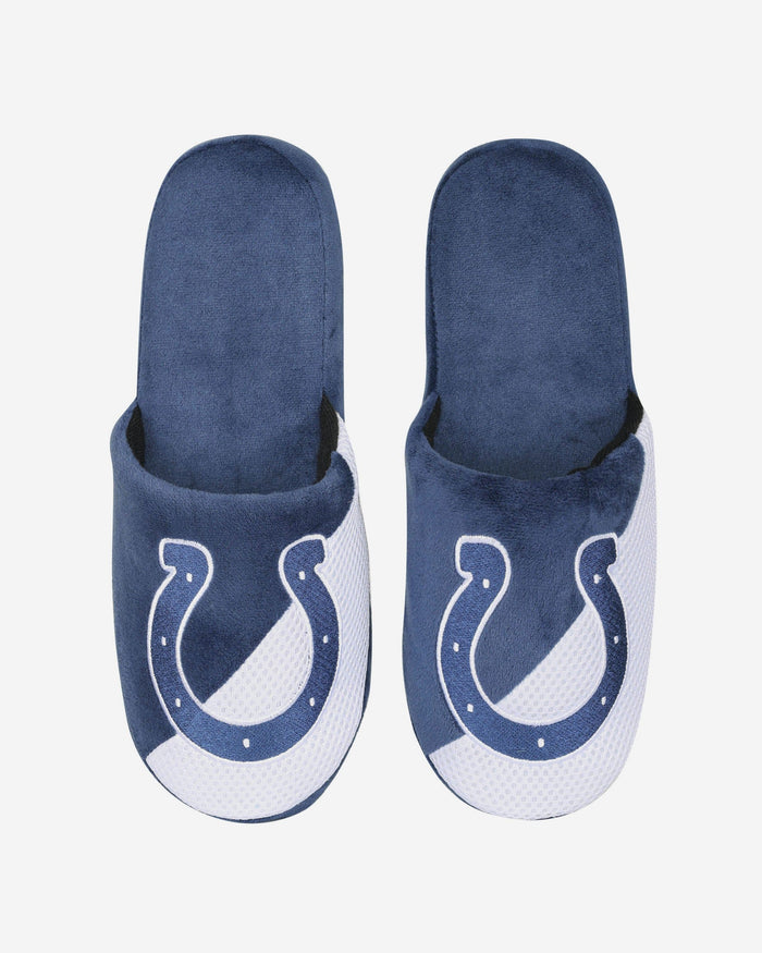 Indianapolis Colts Team Logo Staycation Slipper FOCO - FOCO.com