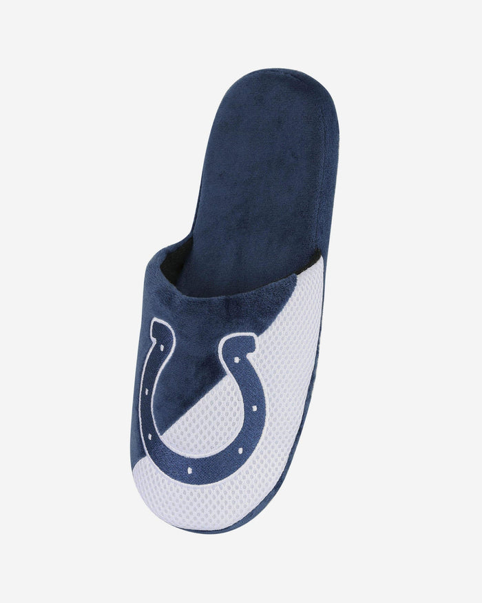 Indianapolis Colts Team Logo Staycation Slipper FOCO - FOCO.com