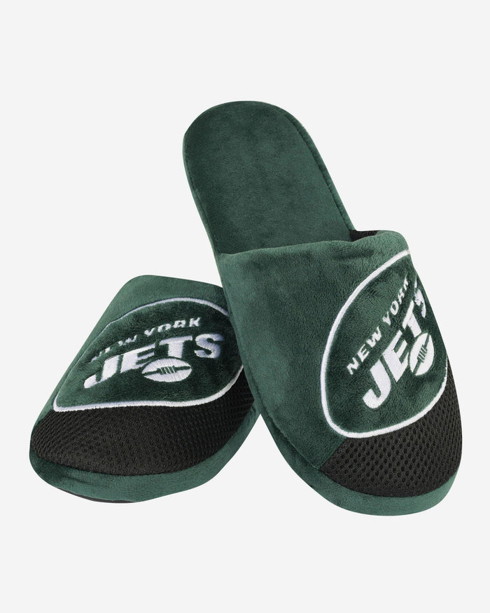 New York Jets Team Logo Staycation Slipper FOCO - FOCO.com