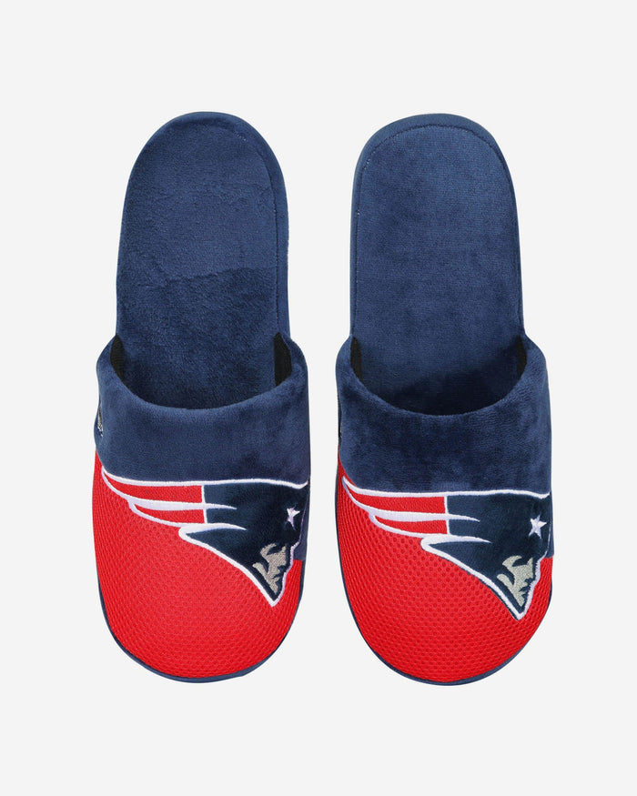 New England Patriots Team Logo Staycation Slipper FOCO - FOCO.com
