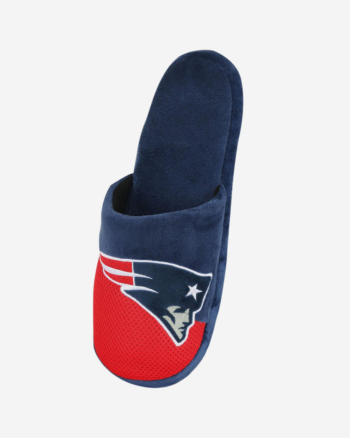 New England Patriots Team Logo Staycation Slipper FOCO - FOCO.com