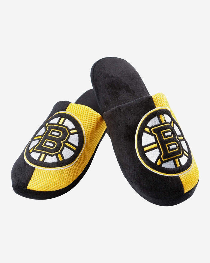 Boston Bruins Team Logo Staycation Slipper FOCO - FOCO.com