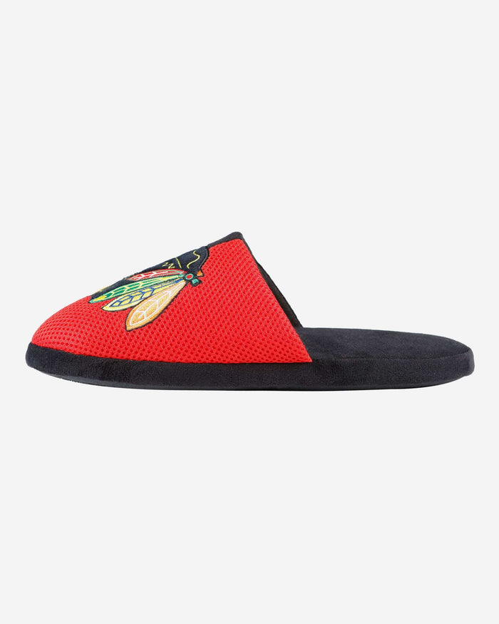 Chicago Blackhawks Team Logo Staycation Slipper FOCO S - FOCO.com