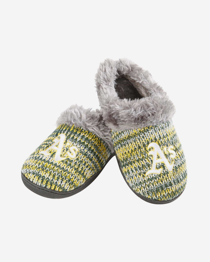 Oakland Athletics Womens Peak Slide Slipper FOCO - FOCO.com