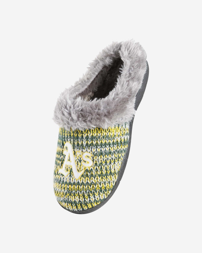 Oakland Athletics Womens Peak Slide Slipper FOCO - FOCO.com