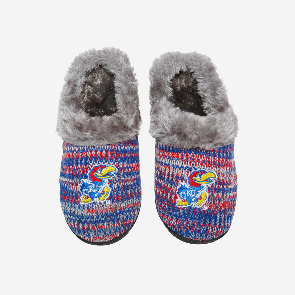 Kansas Jayhawks Womens Peak Slide Slipper FOCO S - FOCO.com