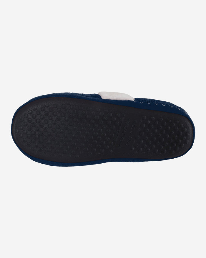 Chicago Bears Womens Team Color Moccasin Slipper FOCO - FOCO.com