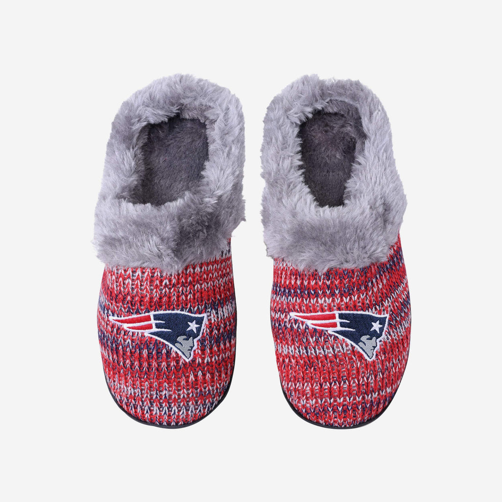 New England Patriots Womens Peak Slide Slippers FOCO S - FOCO.com