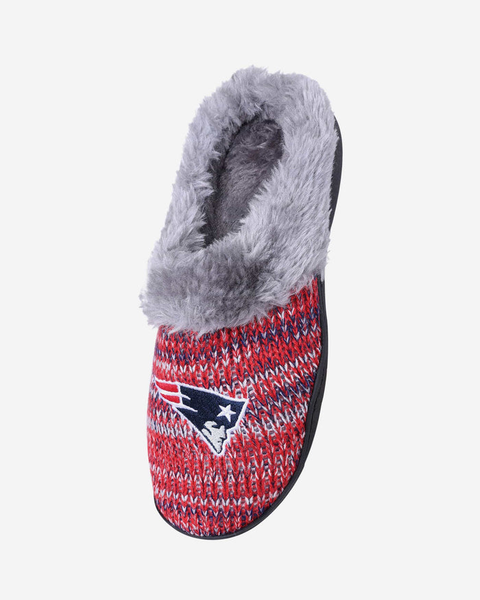 New England Patriots Womens Peak Slide Slippers FOCO - FOCO.com