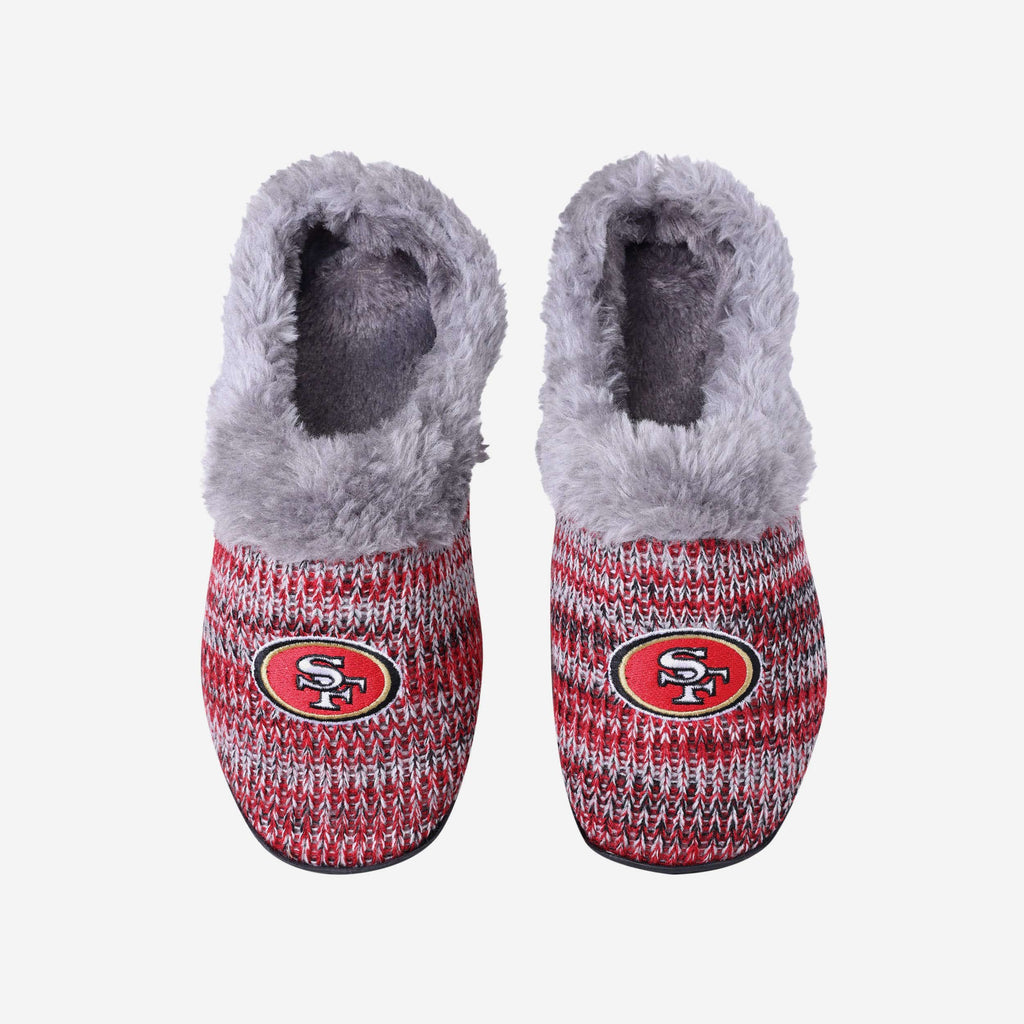 San Francisco 49ers Womens Peak Slide Slippers FOCO S - FOCO.com