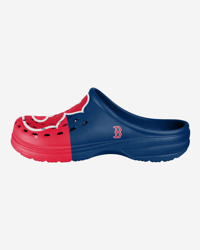 Boston Red Sox Mens Colorblock Big Logo Clog FOCO S - FOCO.com