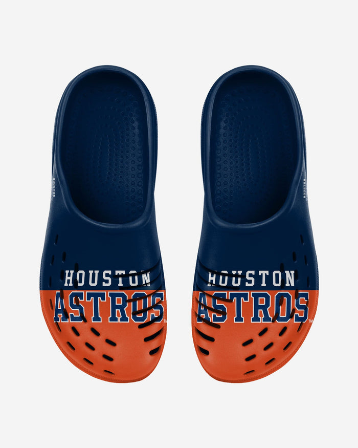 Houston Astros Mens Colorblock Big Logo Clog FOCO - FOCO.com