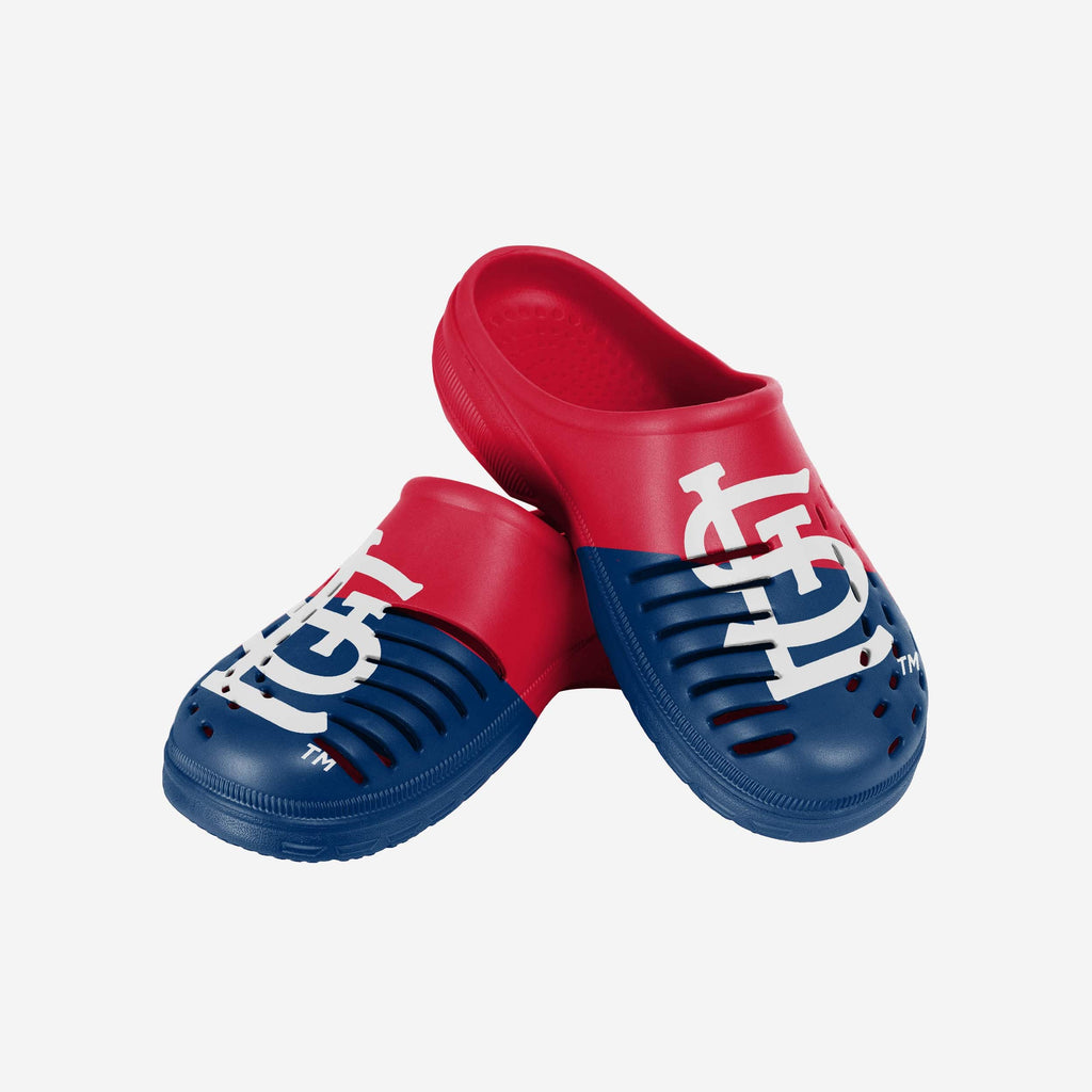St. Louis Cardinals Mens Colorblock Big Logo Clog FOCO