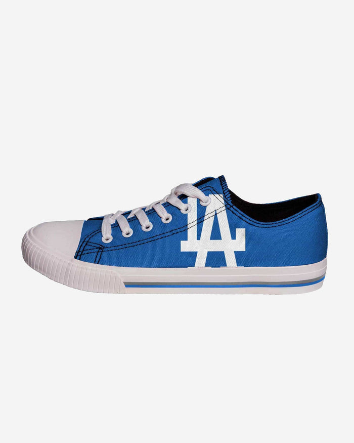 Los Angeles Dodgers Mens Low Top Big Logo Canvas Shoe FOCO - FOCO.com