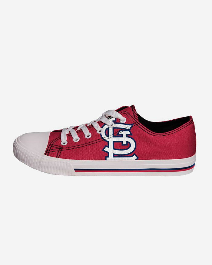 St Louis Cardinals Mens Low Top Big Logo Canvas Shoe FOCO - FOCO.com