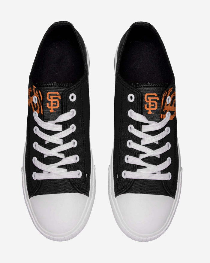 San Francisco Giants Mens Low Top Big Logo Canvas Shoe FOCO - FOCO.com