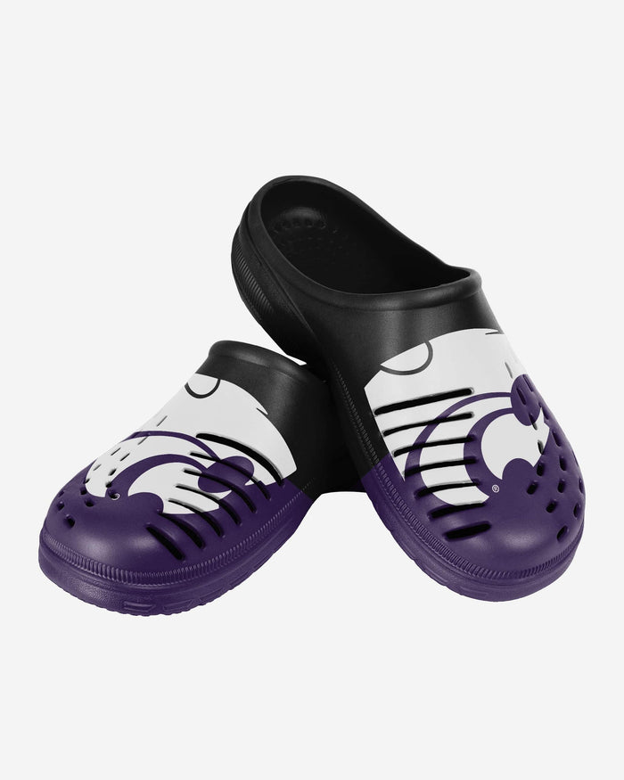 Kansas State Wildcats Colorblock Big Logo Clog FOCO - FOCO.com