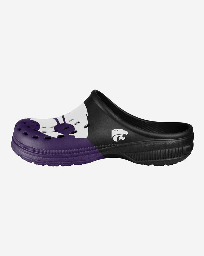 Kansas State Wildcats Colorblock Big Logo Clog FOCO - FOCO.com