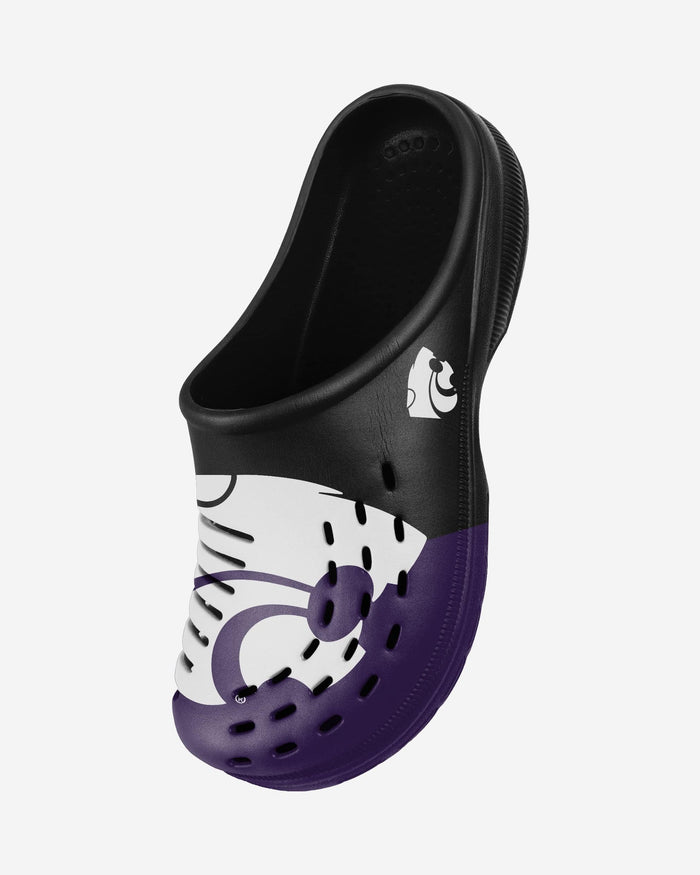 Kansas State Wildcats Colorblock Big Logo Clog FOCO - FOCO.com