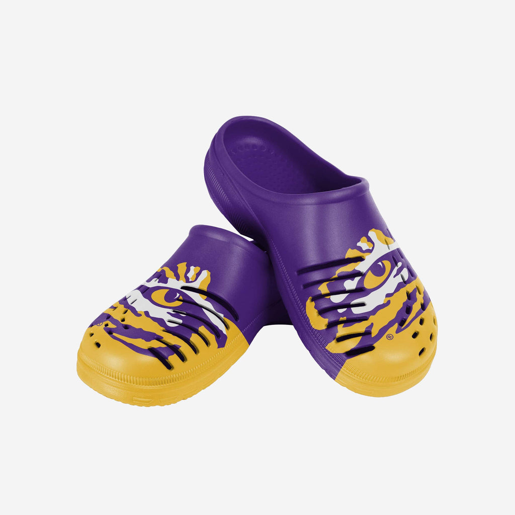 LSU Tigers Colorblock Big Logo Clog FOCO