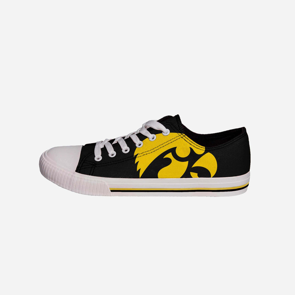 Iowa Hawkeyes Mens Low Top Big Logo Canvas Shoe FOCO - FOCO.com