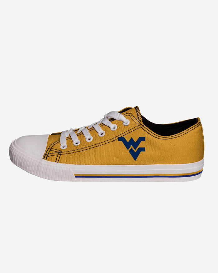 West Virginia Mountaineers Mens Low Top Big Logo Canvas Shoe FOCO - FOCO.com